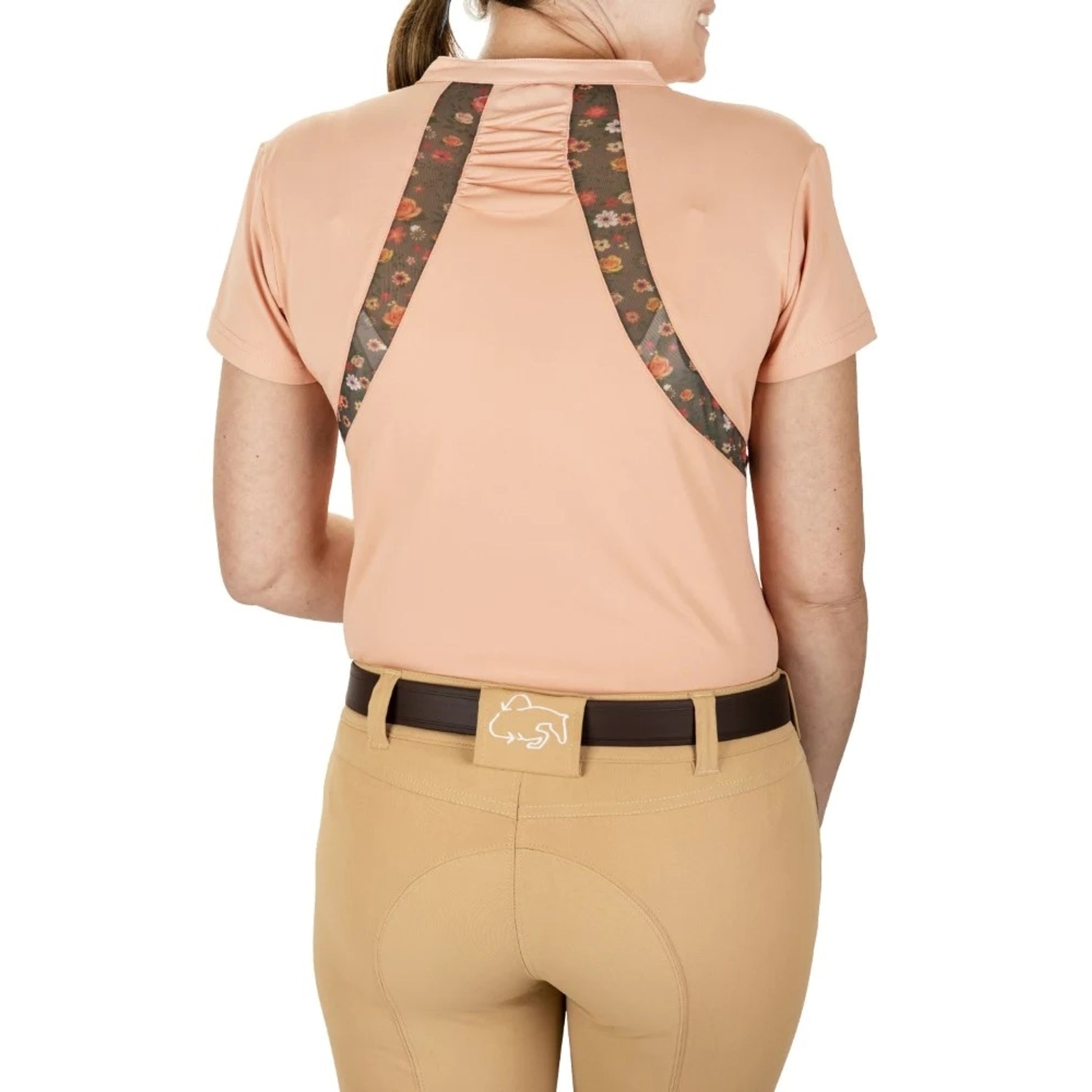 EcoRider by Equine Couture Ladies Thea Short Sleeve Sport Shirt