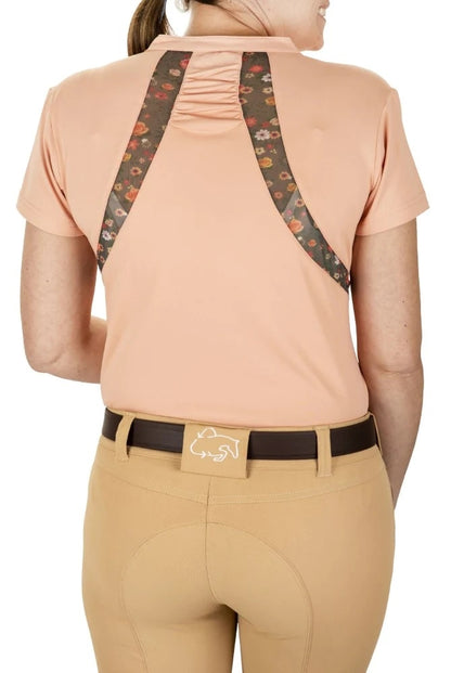EcoRider by Equine Couture Ladies Thea Short Sleeve Sport Shirt