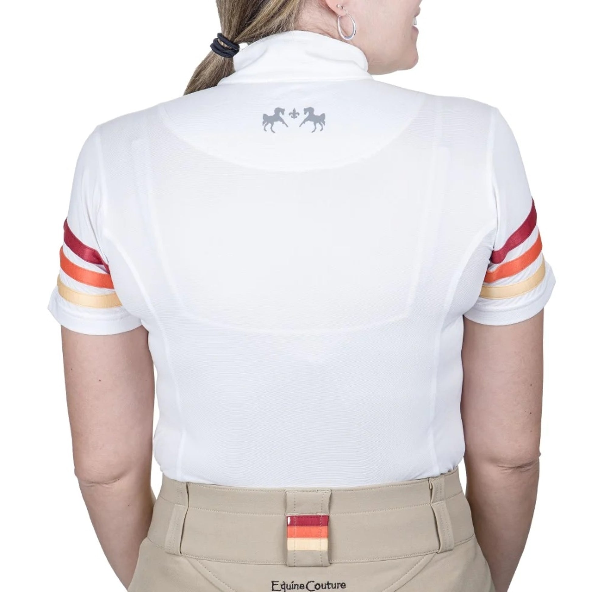 Equine Couture Ladies Gradient Short Sleeve Show Shirt