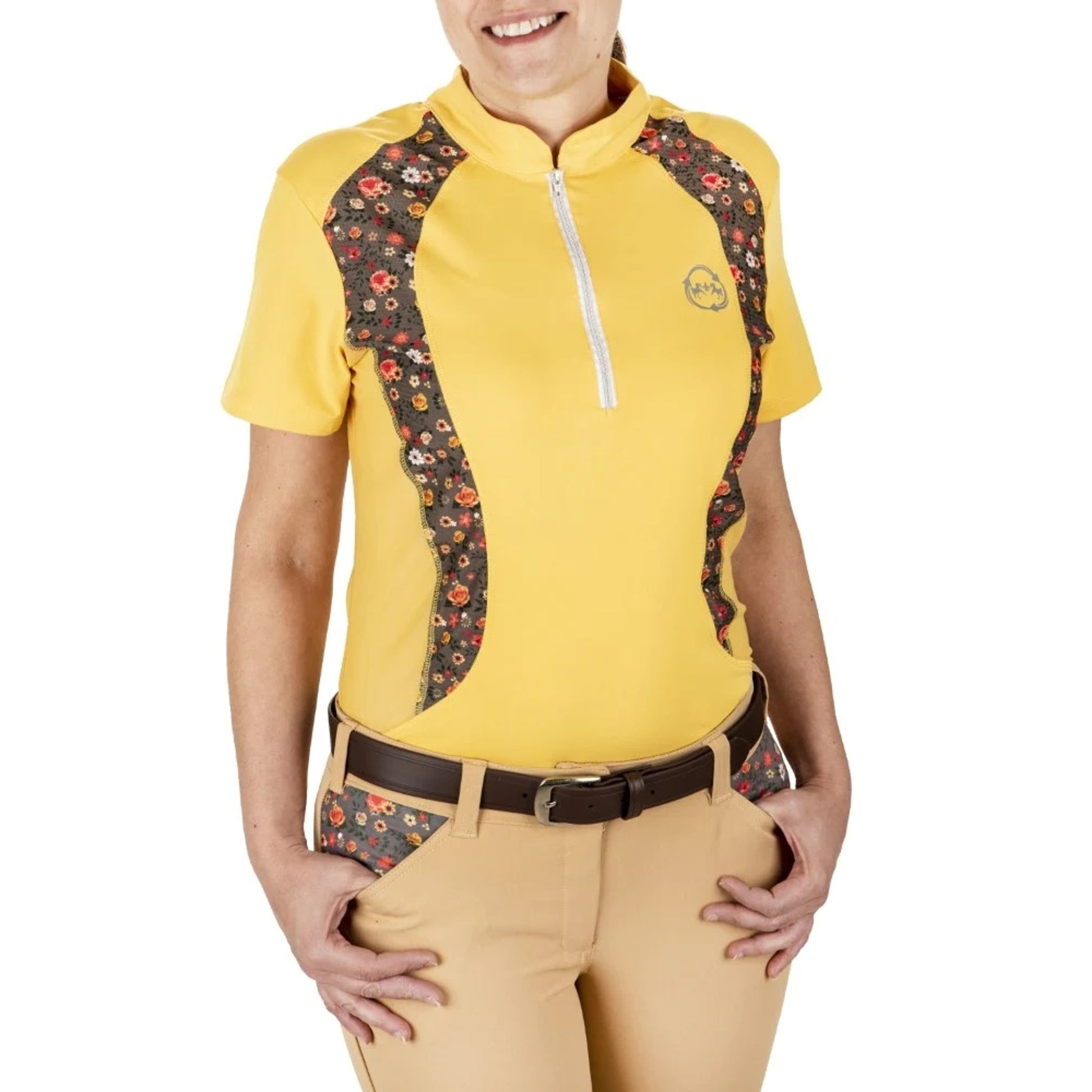EcoRider by Equine Couture Ladies Shelby Short Sleeve Sport Shirt