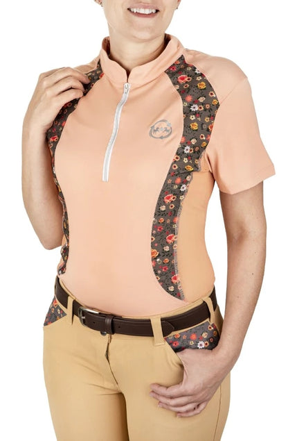 EcoRider by Equine Couture Ladies Shelby Short Sleeve Sport Shirt