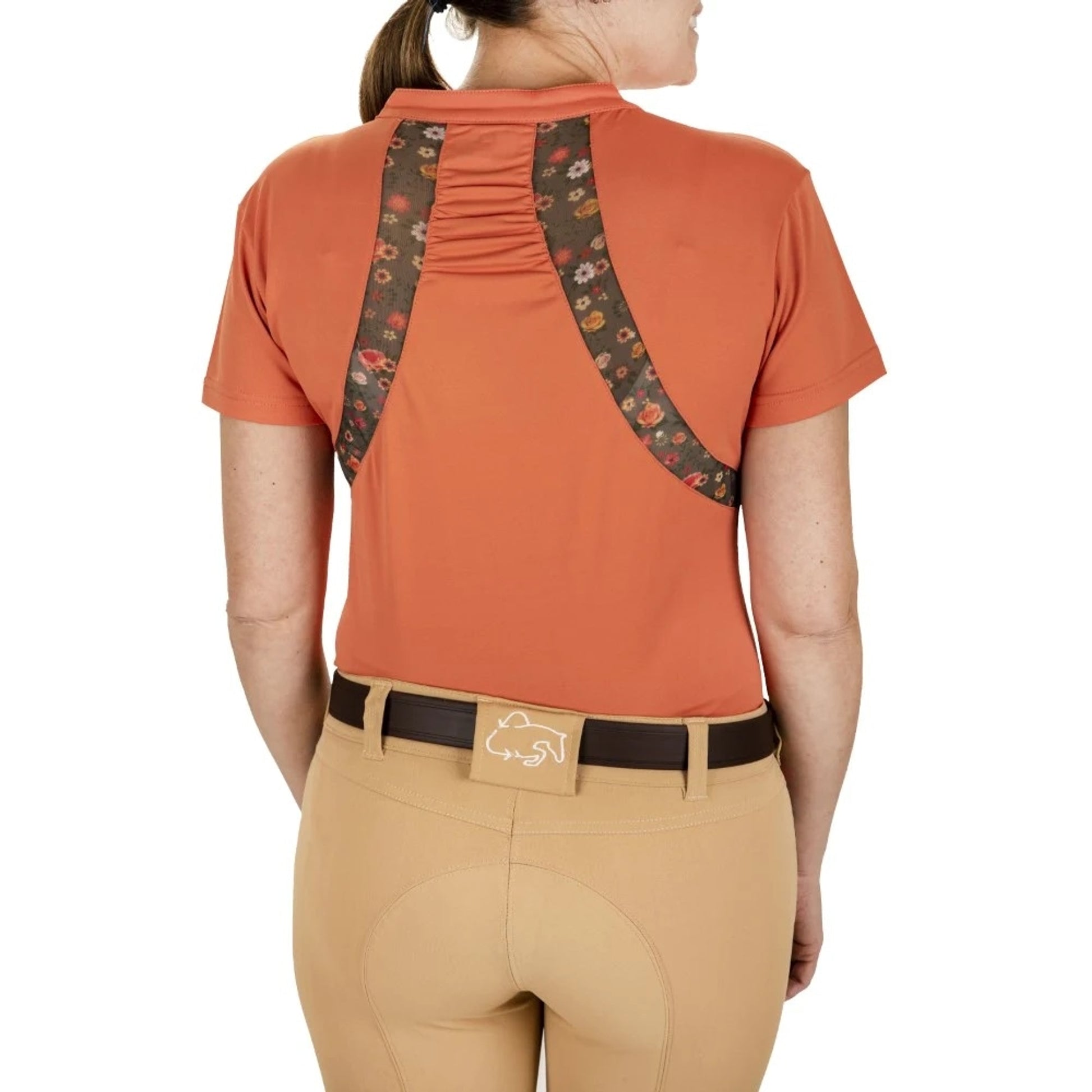 EcoRider by Equine Couture Ladies Thea Short Sleeve Sport Shirt