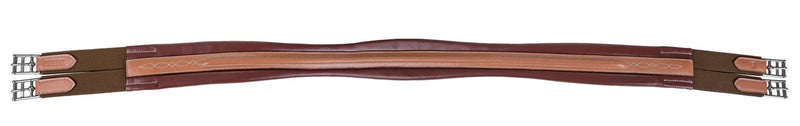 Henri de Rivel Laureate Raised Chafeless Leather Girth with Fancy Stitching
