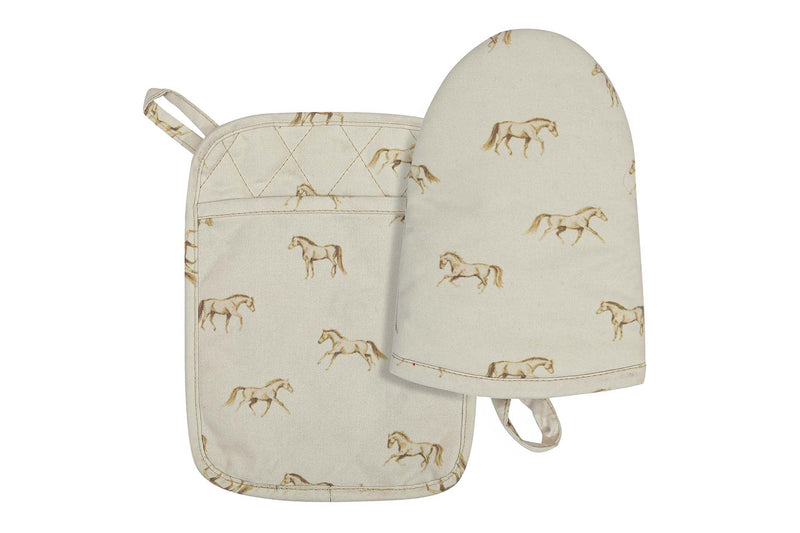 AWST Int'l Oven Mitt and Pot Holder Set
