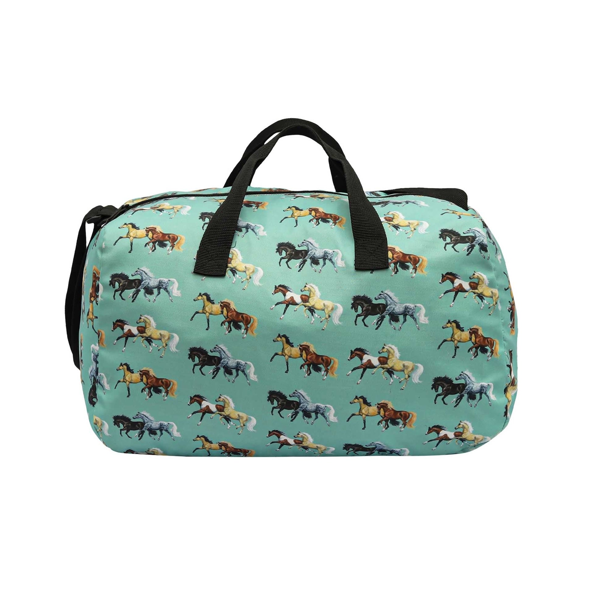 AWST Int'l Lila Horse Pairs Duffel Bag