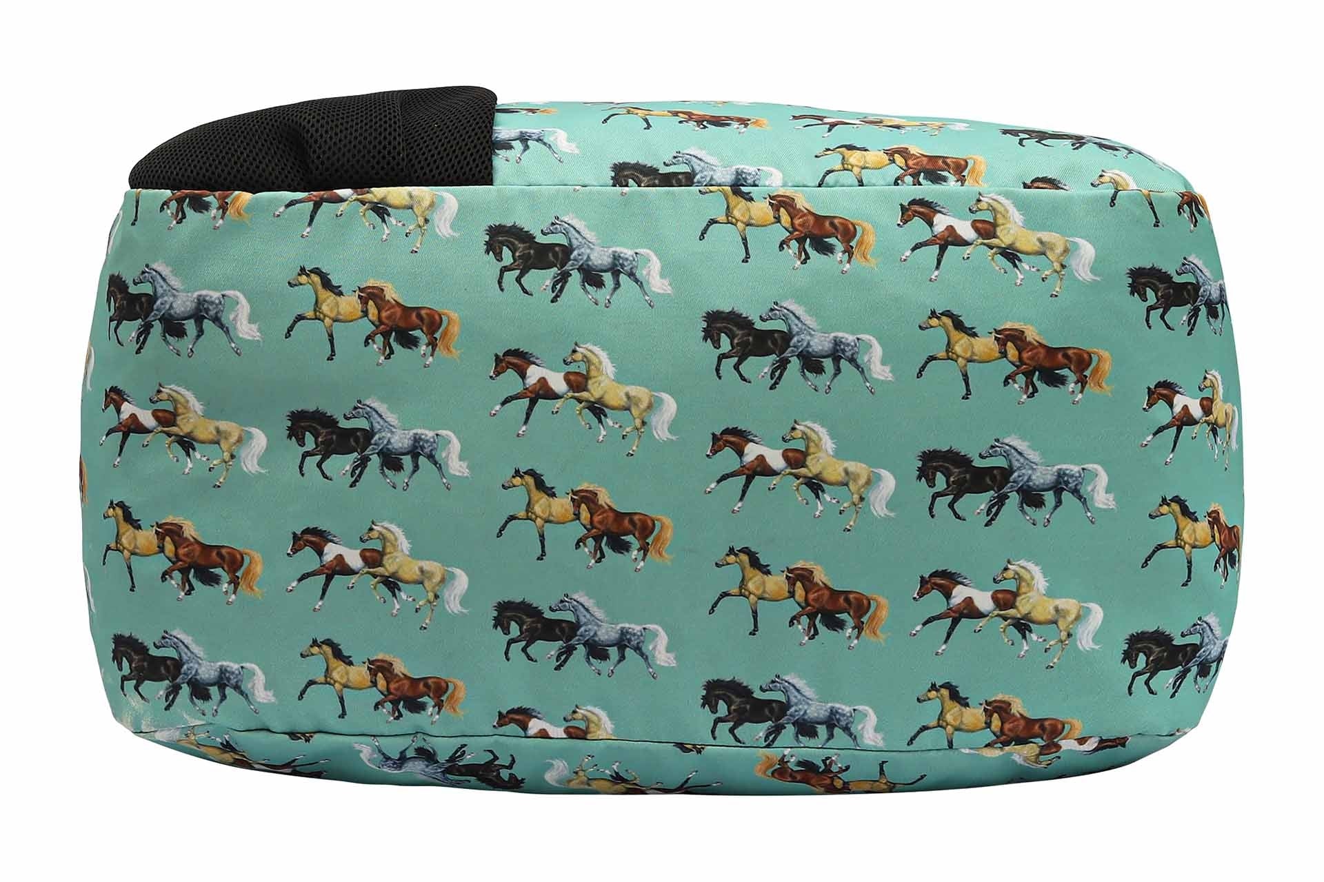 AWST Int'l Lila Horse Pairs Duffel Bag