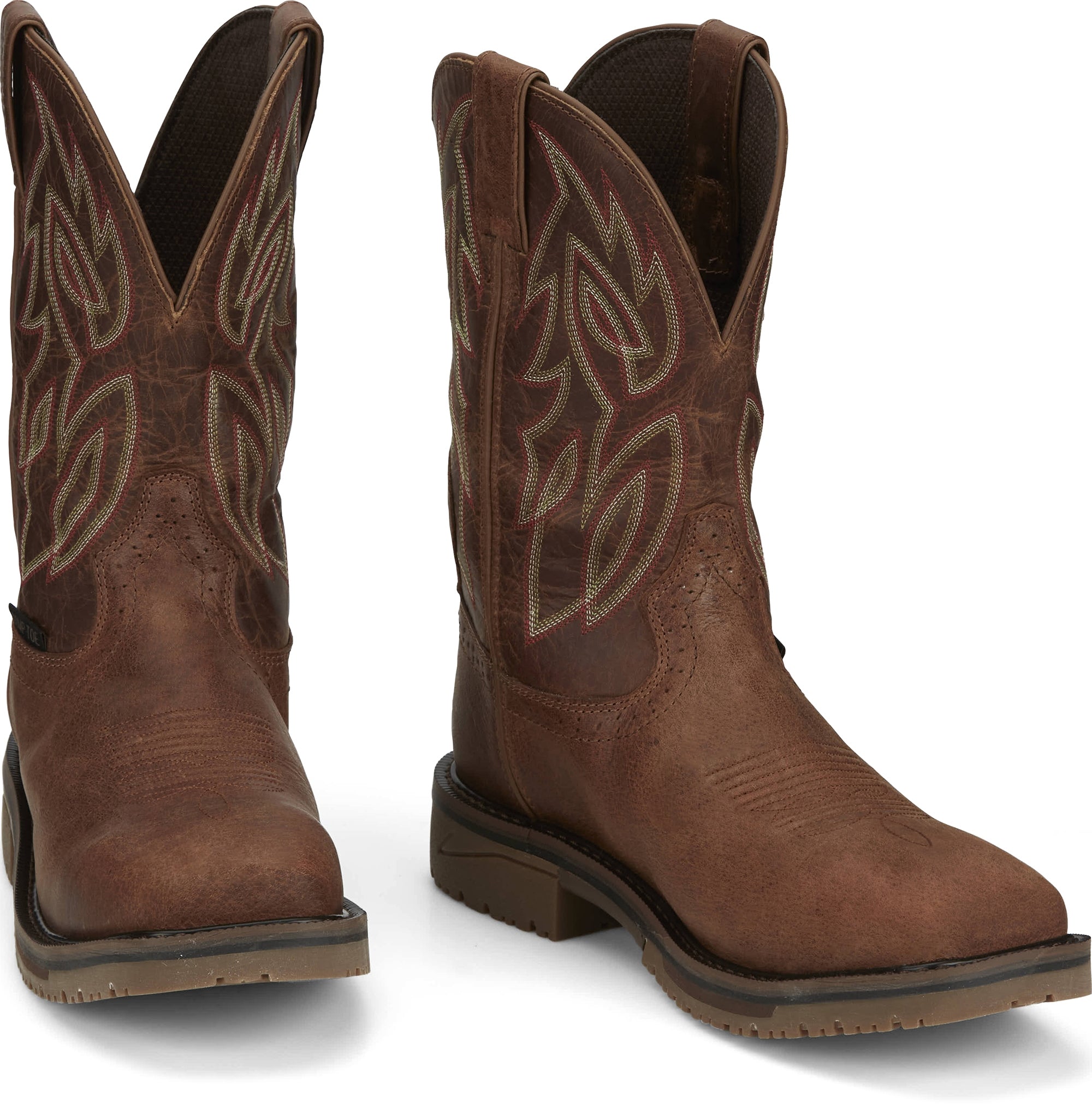 Justin Mens Wolfe 11" Waterproof Nano Comp Toe Boots