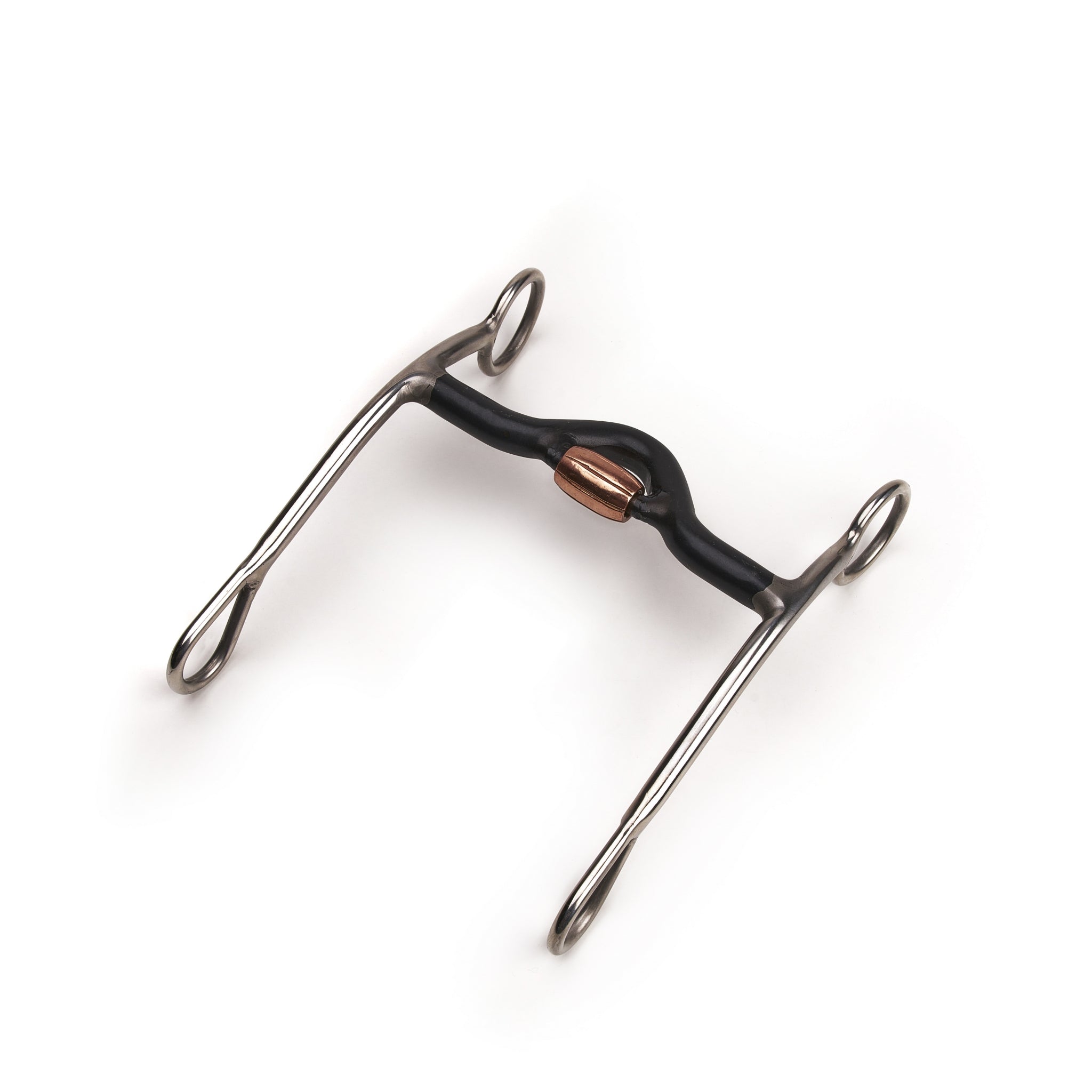 Shires Solid Shank Sweet Iron Medium Port Copper Roller