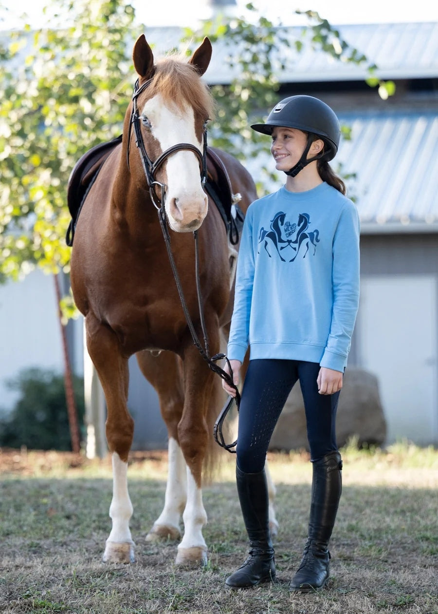 Kerrits Kids All We Need Is Horses Sweatshirt