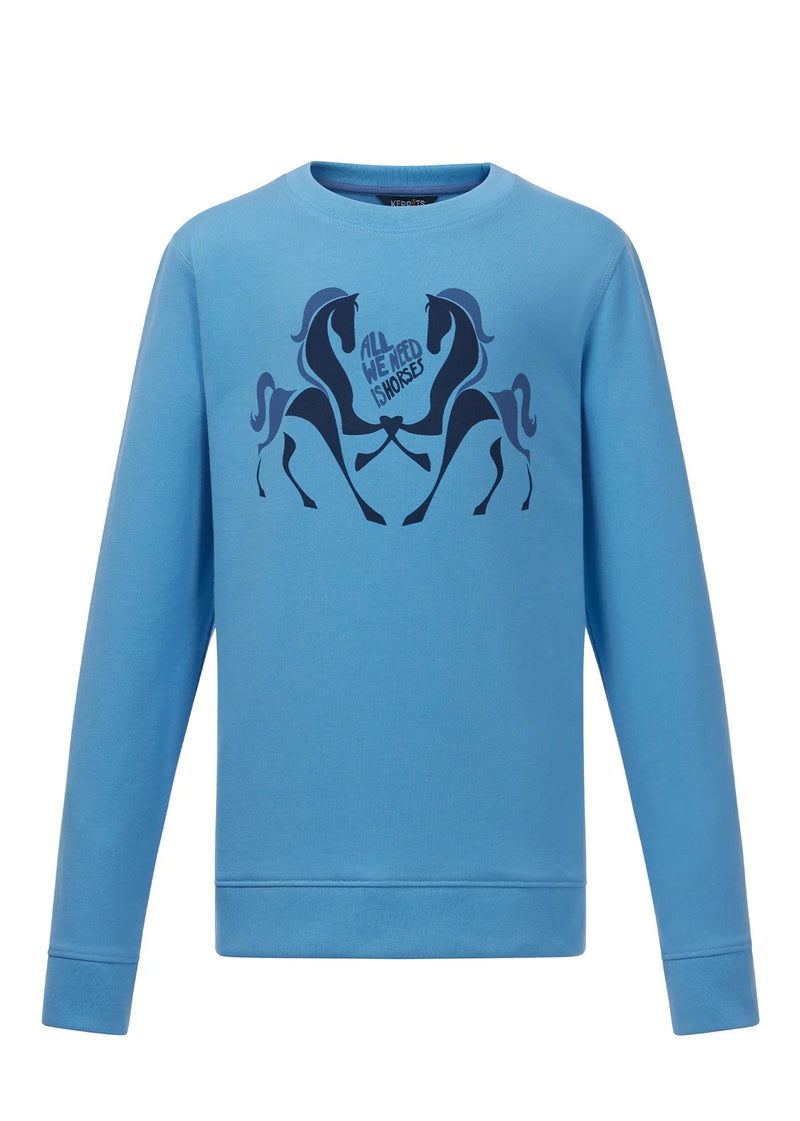 Kerrits Kids All We Need Is Horses Sweatshirt