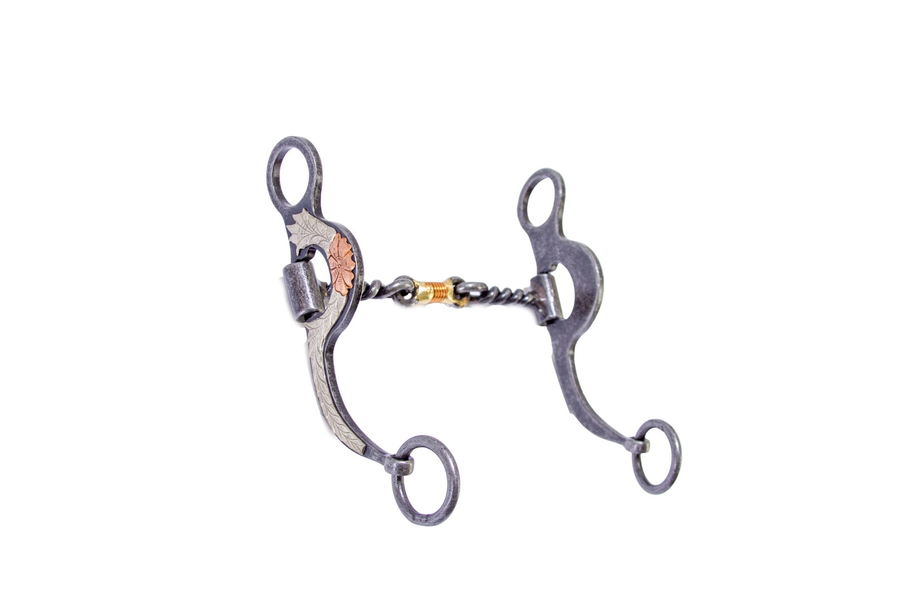 Aged Flying Clover Twisted Dogbone Bit