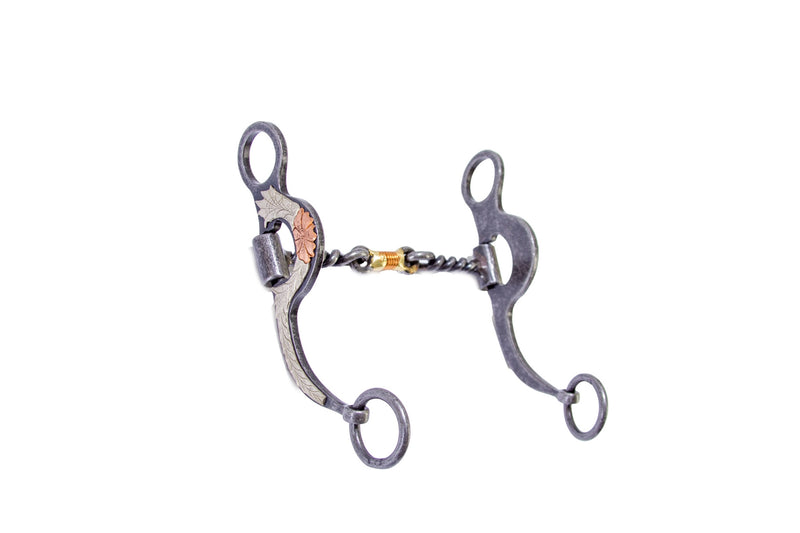 Aged Flying Clover Twisted Dogbone Bit