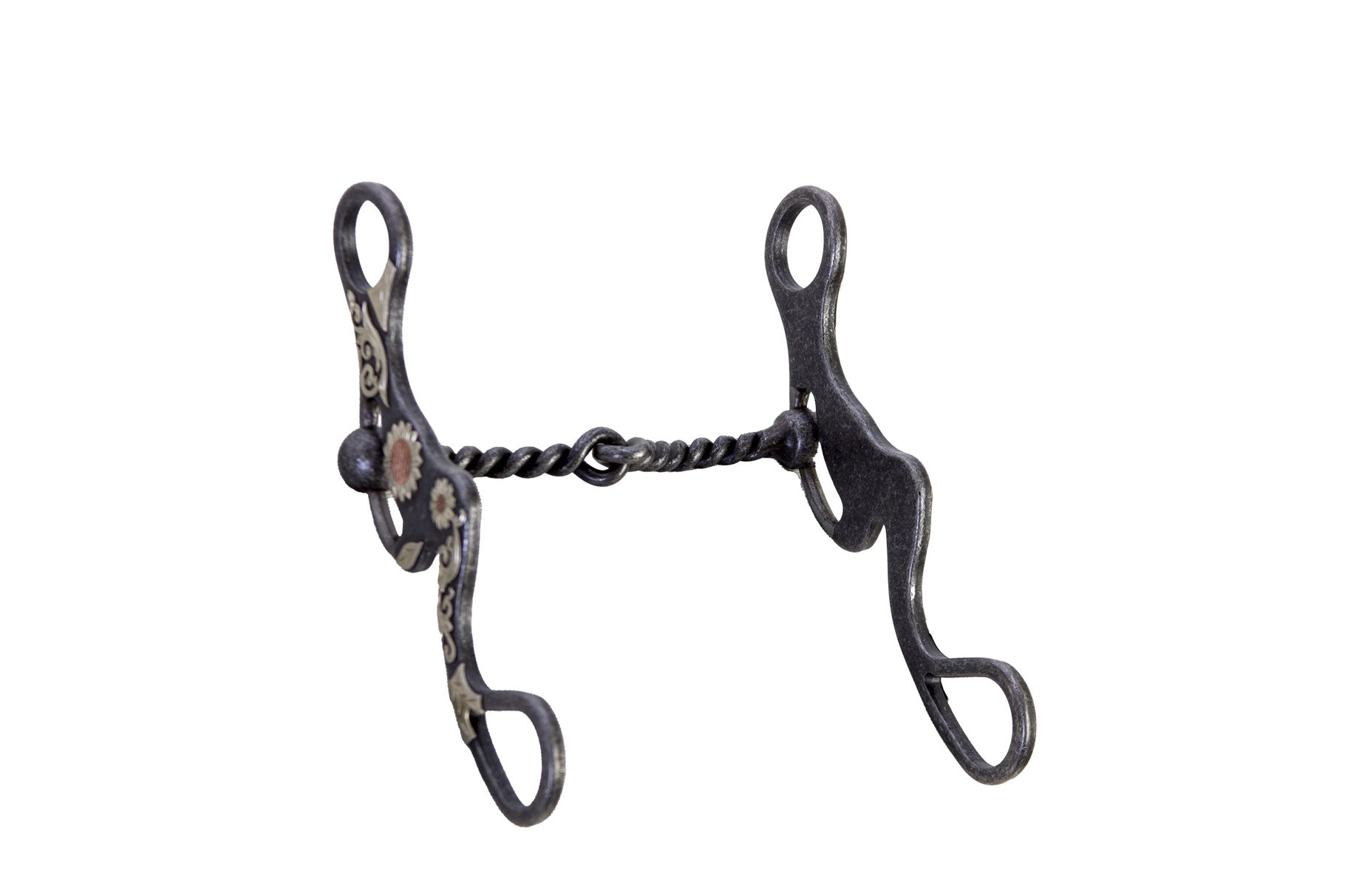Twisted Snaffle with Floral Bit
