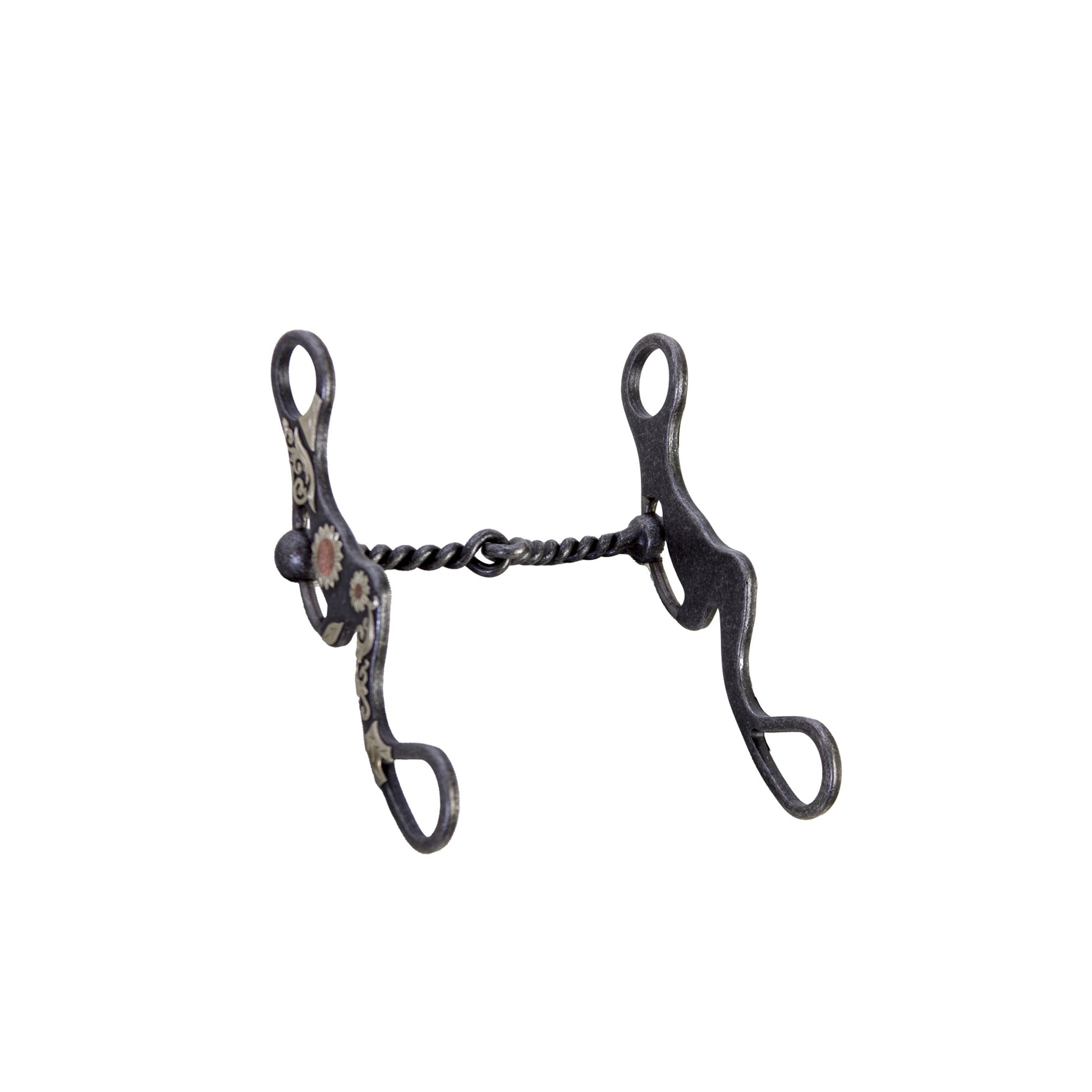 Twisted Snaffle with Floral Bit