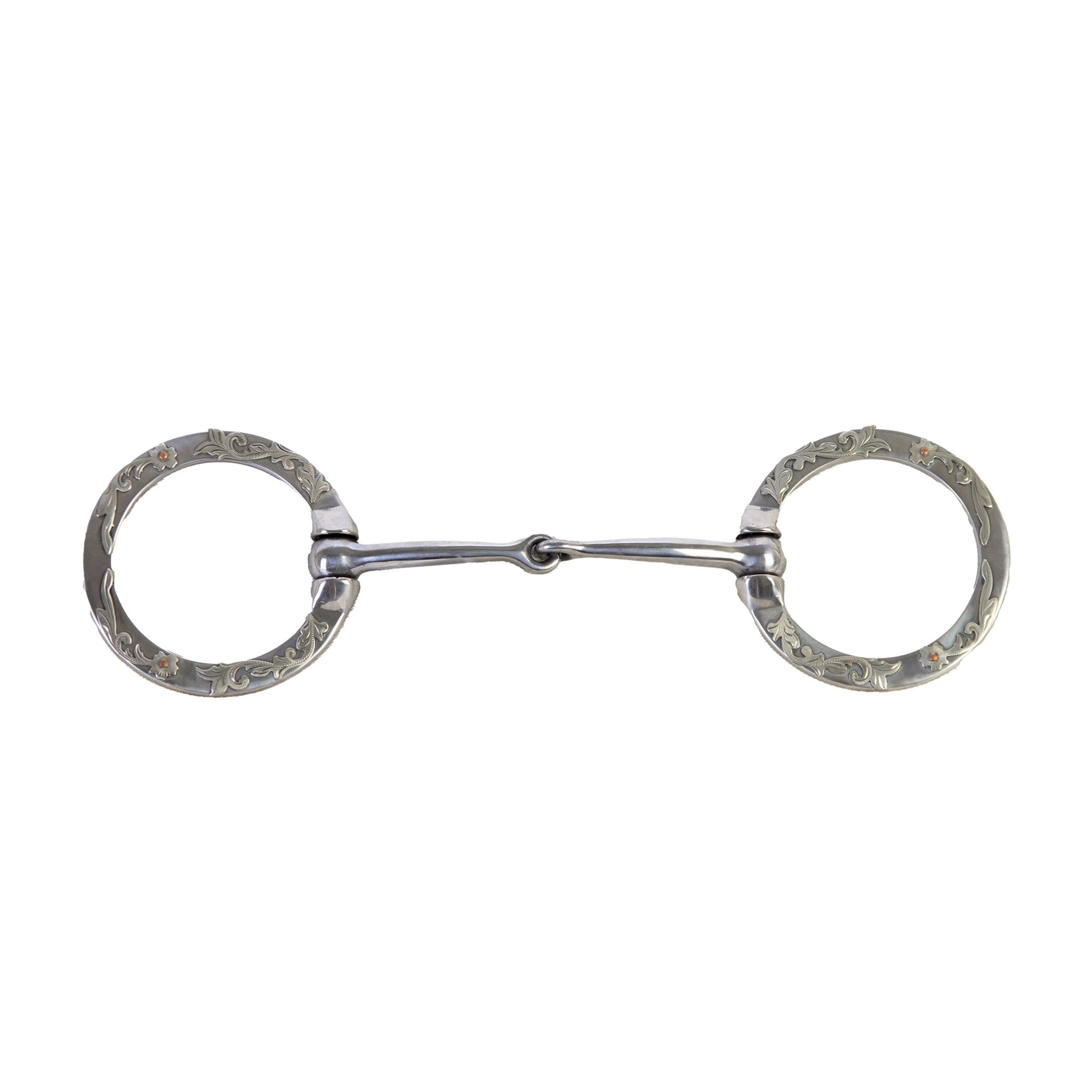 Ring Snaffle with Floral Trim