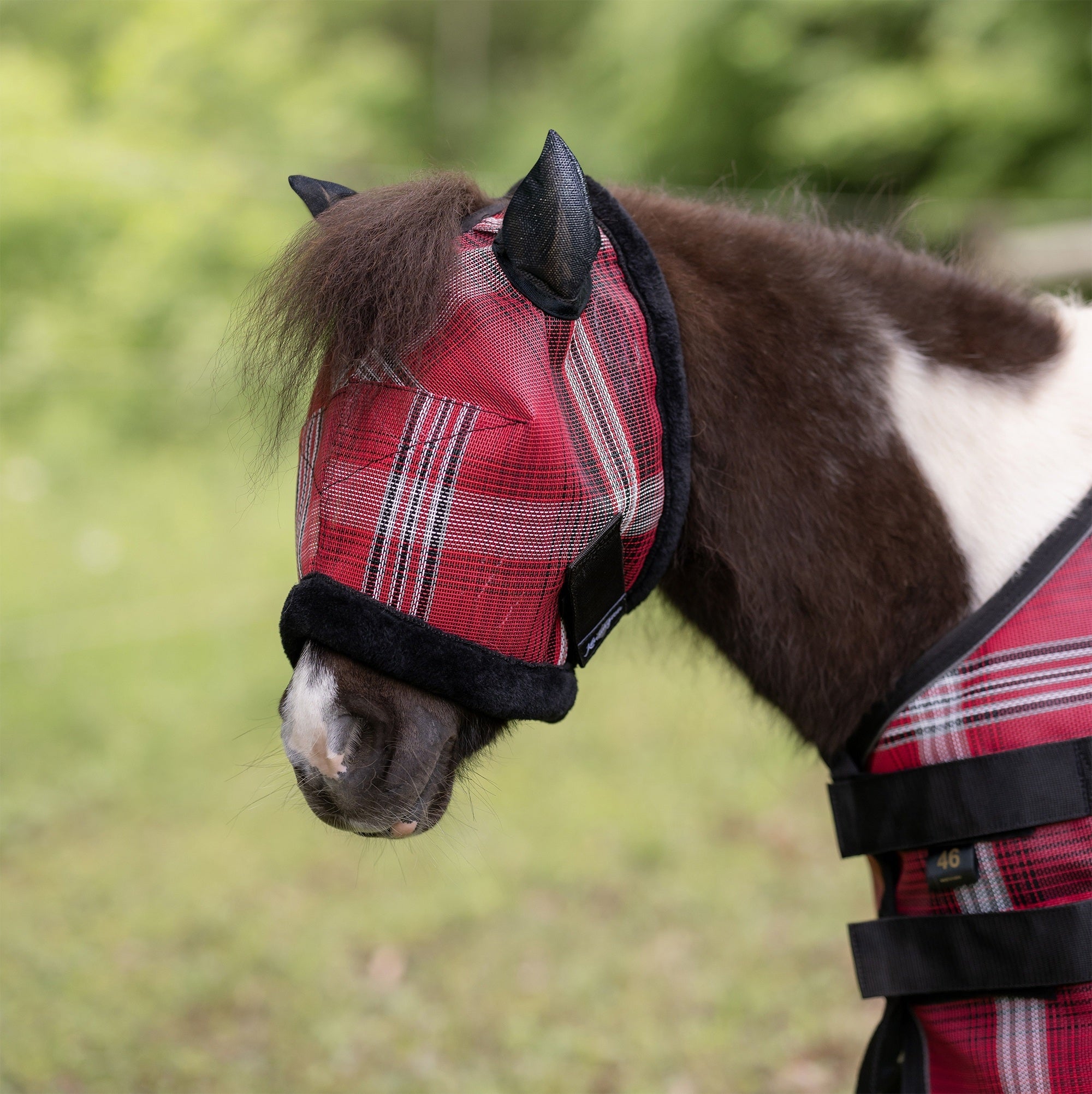 Kensington Pony Signature Fly Mask with Plush Fleece