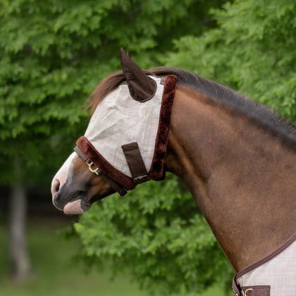 Kensington Pony Signature Fly Mask with Plush Fleece
