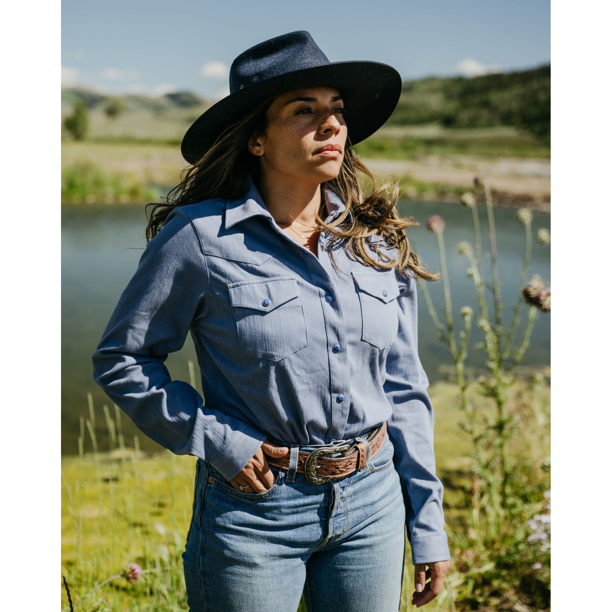 Outback Trading Ladies Kat Button Up Shirt