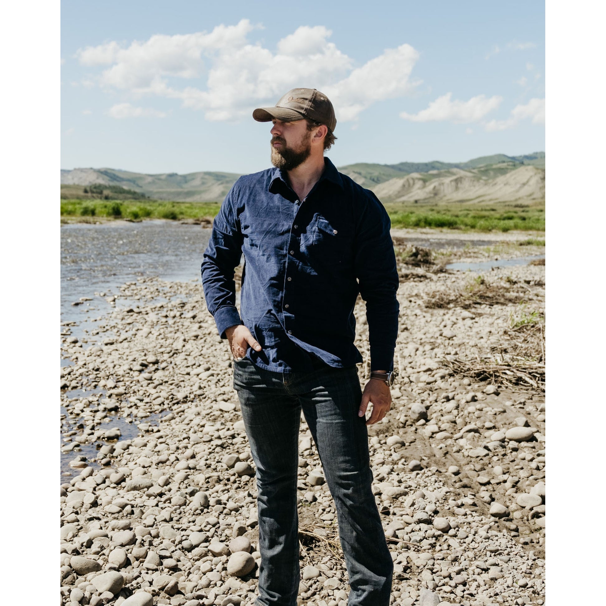 Outback Trading Mens Bryce Cotton Western Shirt