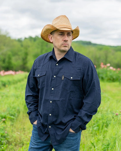 Outback Trading Mens Moab Western Snap Bamboo Shirt