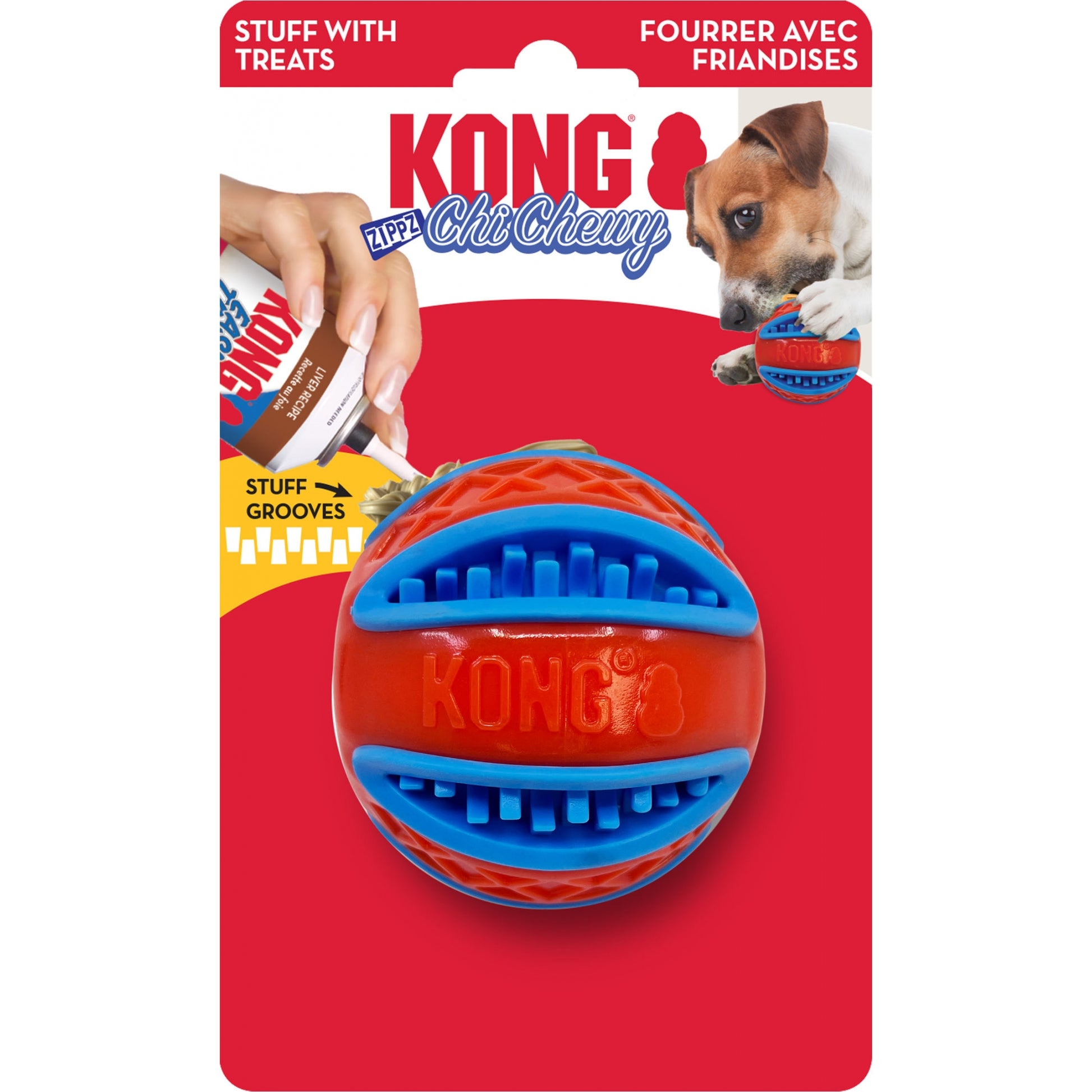 KONG Chichewy Zippz Ball