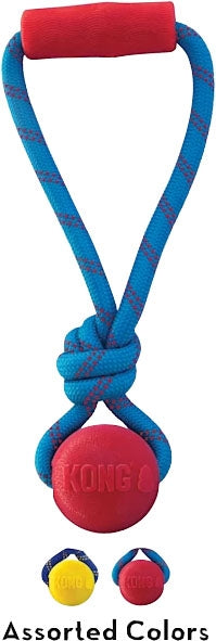 KONG Jaxx Brights Tug with Ball