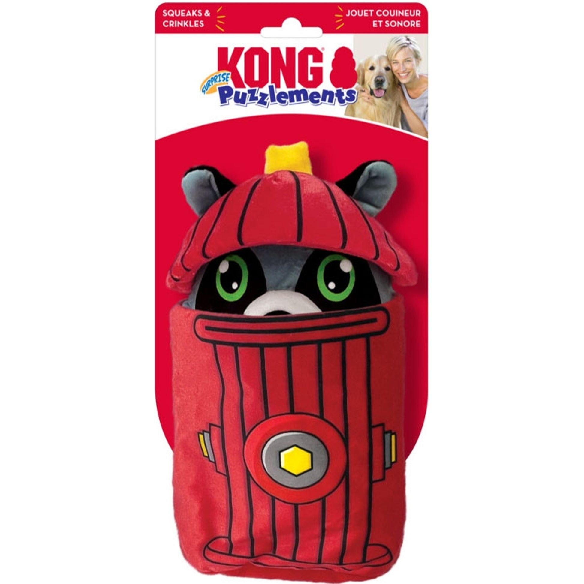 KONG Puzzlements Surprise Fire Hydrant