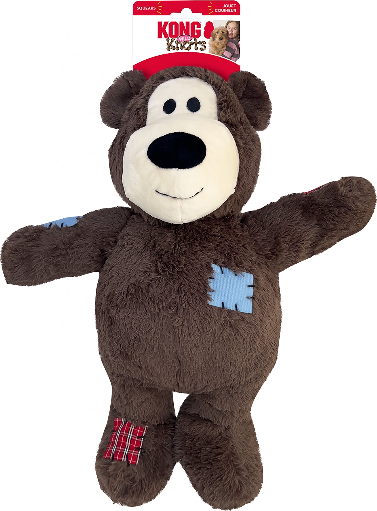 KONG Wild Knots Bear Jumbo Assorted