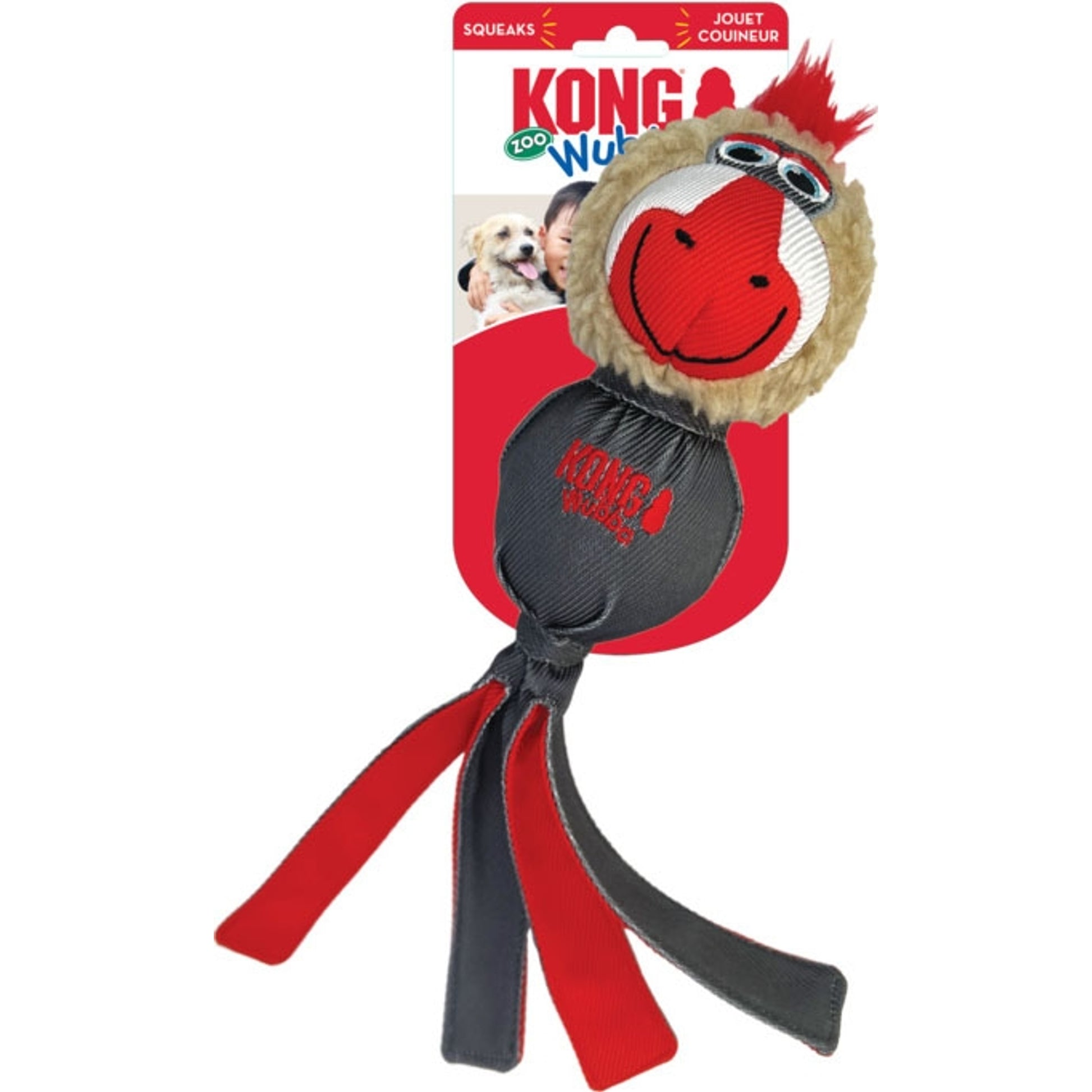 KONG Wubba Zoo Mandrill