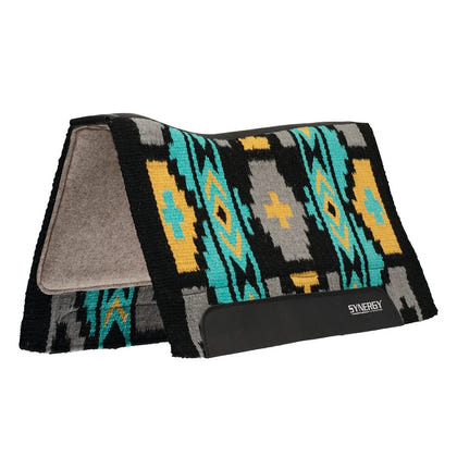 Weaver Synergy Wool Blend Felt Contoured Performance Saddle Pad
