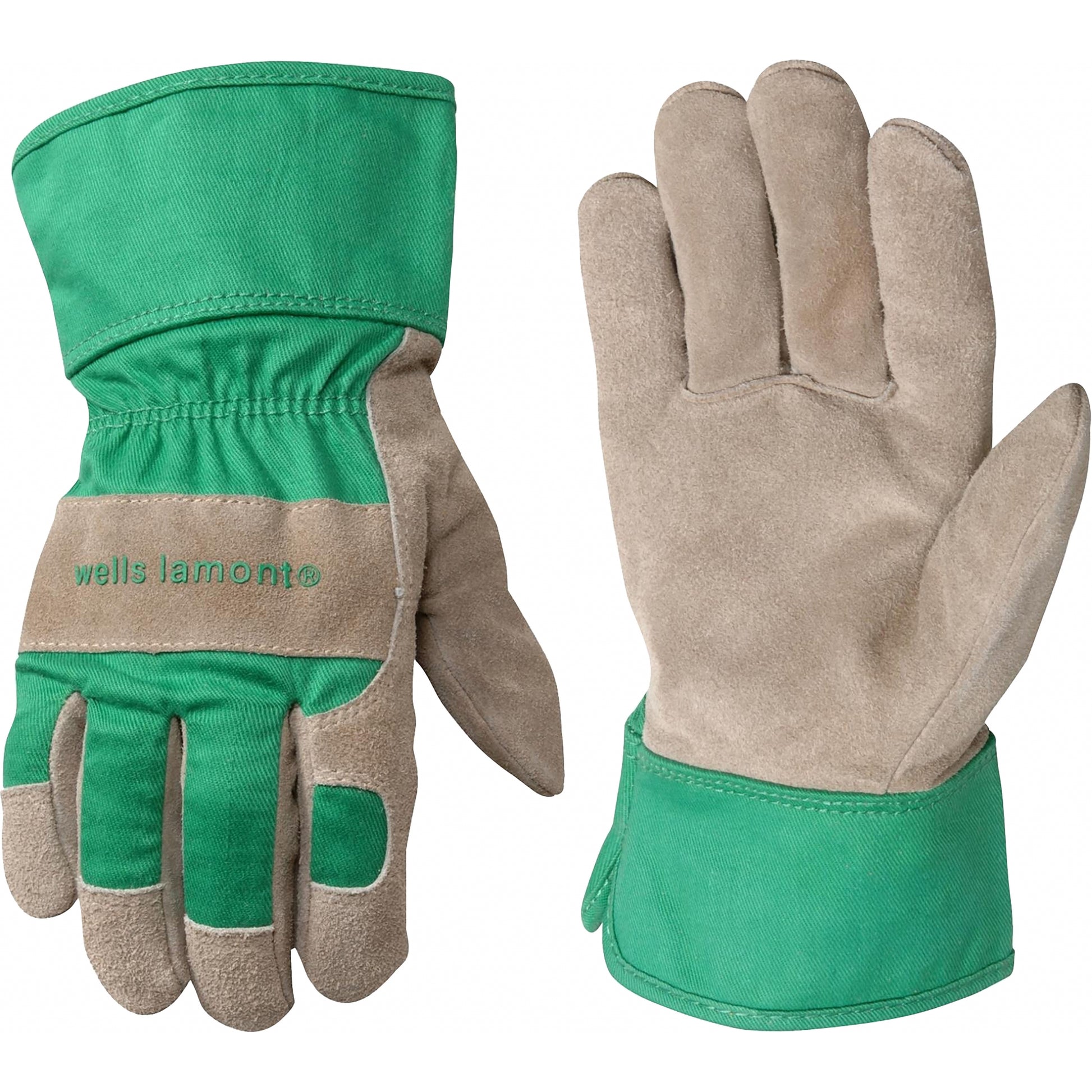 Wells Lamont Youth Leather Palm Work Gloves