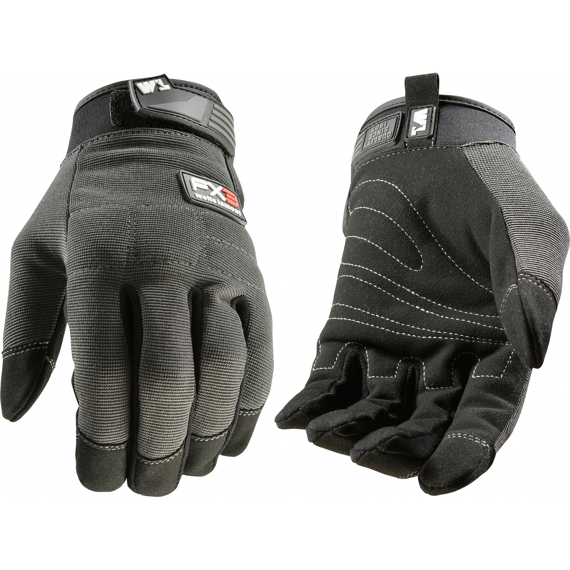 Wells Lamont Mens F x 3 Adjustable Work Gloves