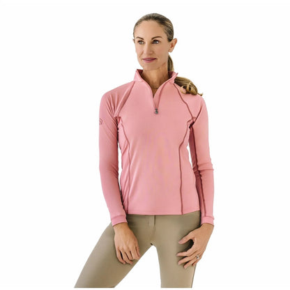 Ovation Ladies 1/4 Zip LS Sunshirt