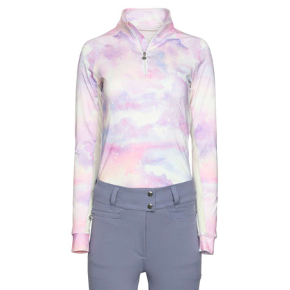 Dapplebay Kids Lavender Haze 1/4 Zip Long Sleeve Top