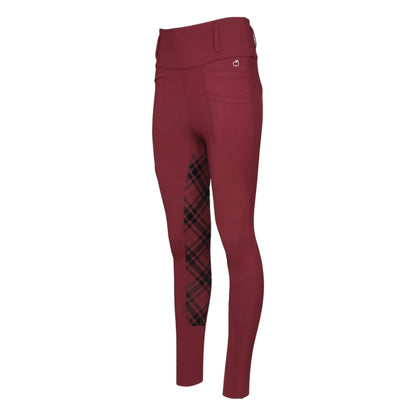 Dapplebay Ladies Holiday Plaid Riding Tights