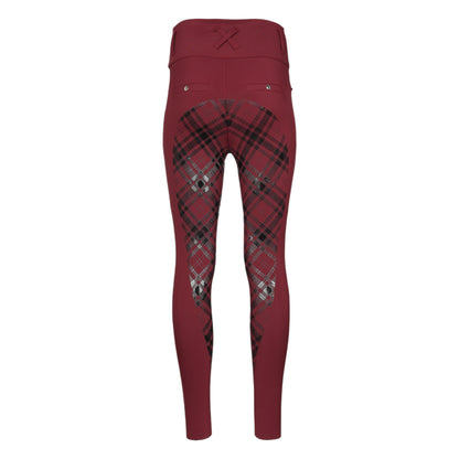 Dapplebay Ladies Holiday Plaid Riding Tights
