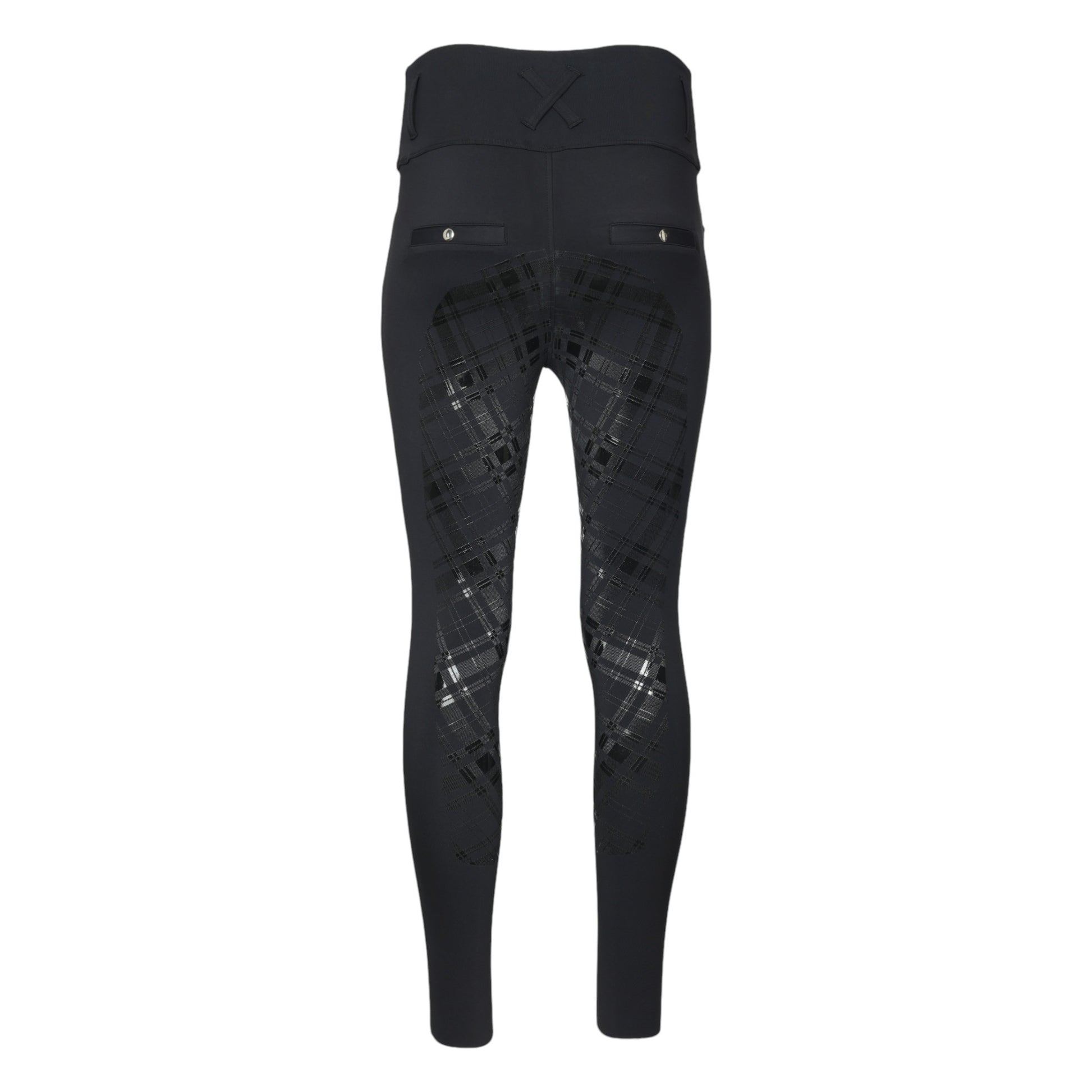 Dapplebay Ladies Holiday Plaid Riding Tights