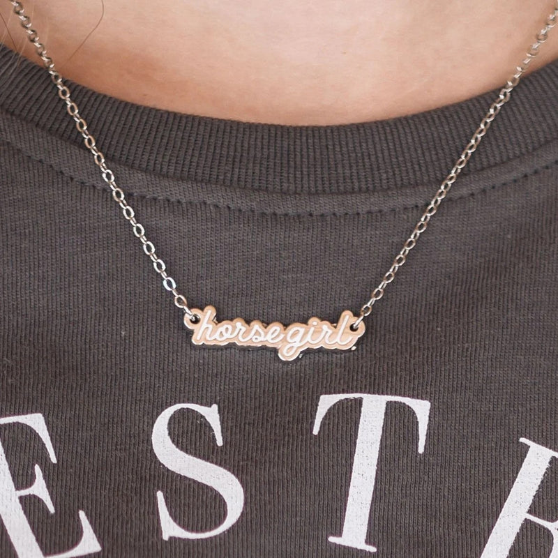 Dapplebay Horse Girl Necklace