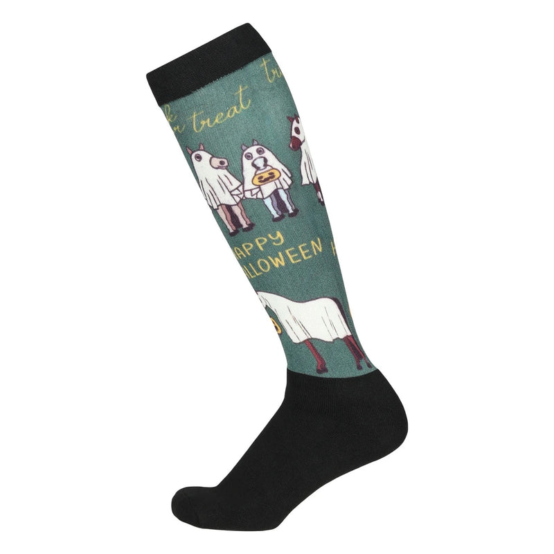 Dapplebay Ladies Horse Ghosts Slick Boot Socks
