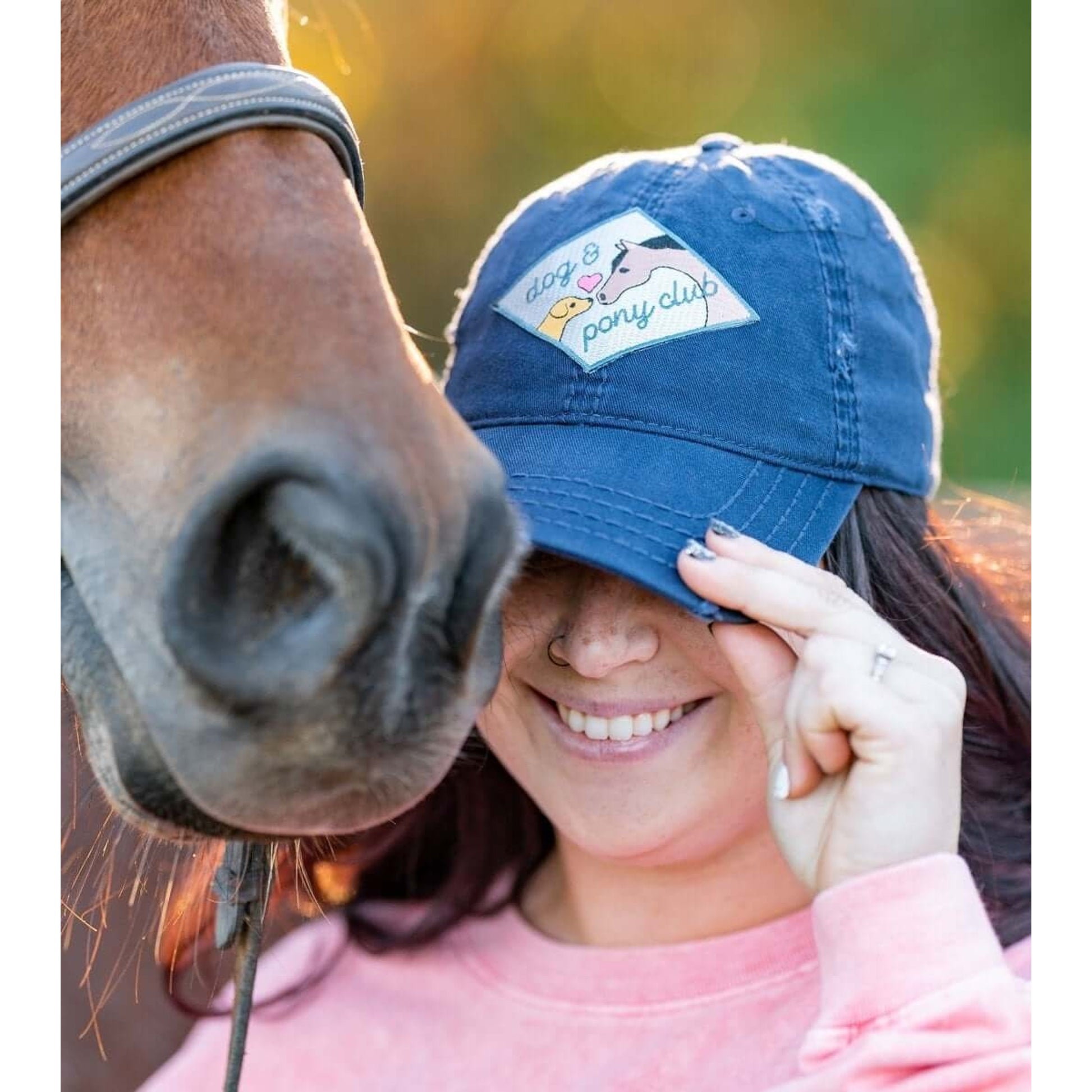 Dapplebay Dog & Pony Club Distressed Barn Hat