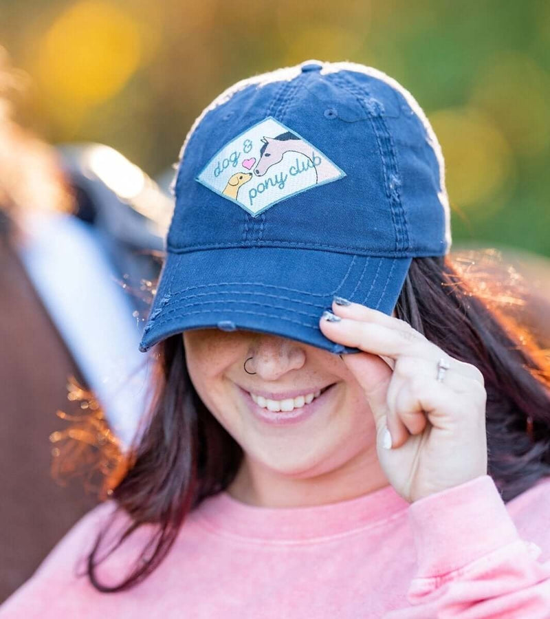 Dapplebay Dog & Pony Club Distressed Barn Hat