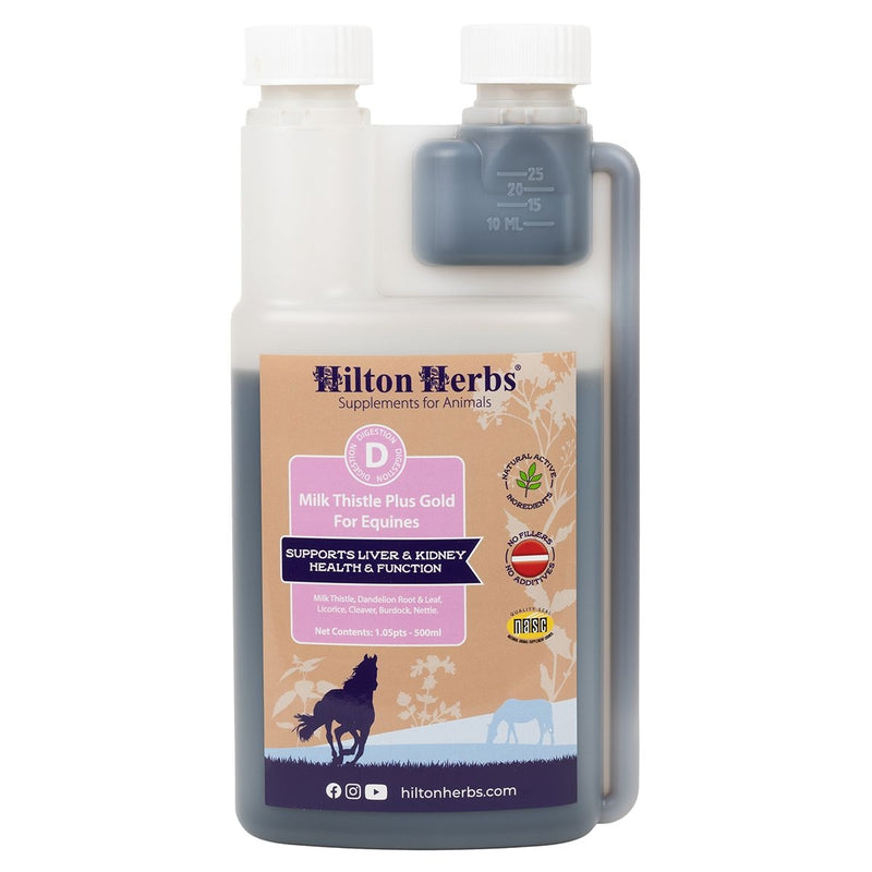 Hilton Herbs Milk Thistle Plus GOLD Horse Supplement