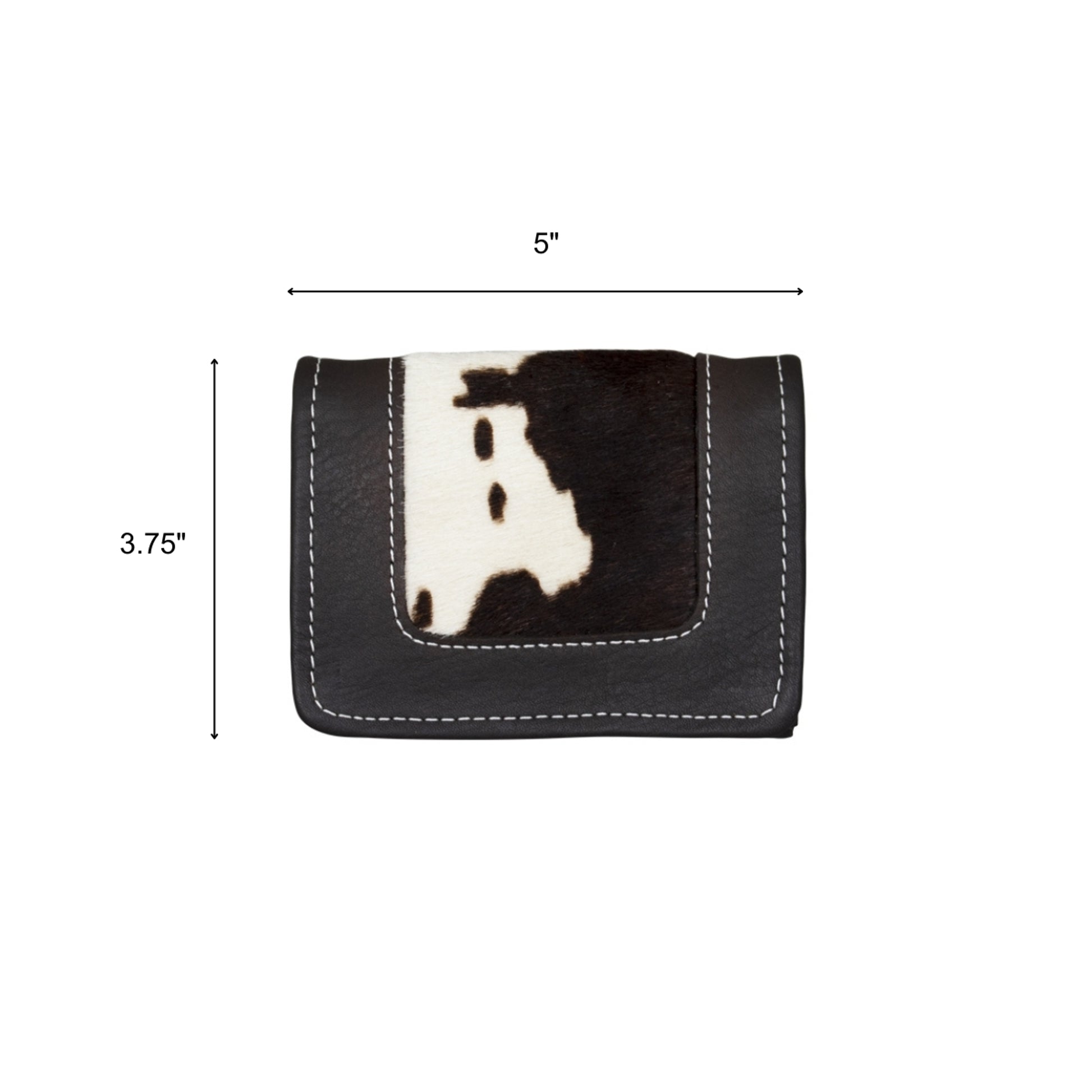 American West Hair-On Small Ladies Tri-Fold Wallet