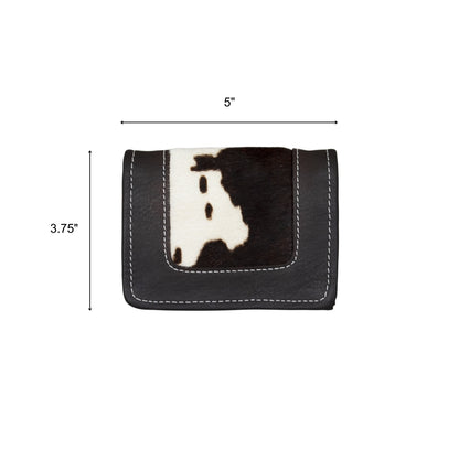 American West Hair-On Small Ladies Tri-Fold Wallet