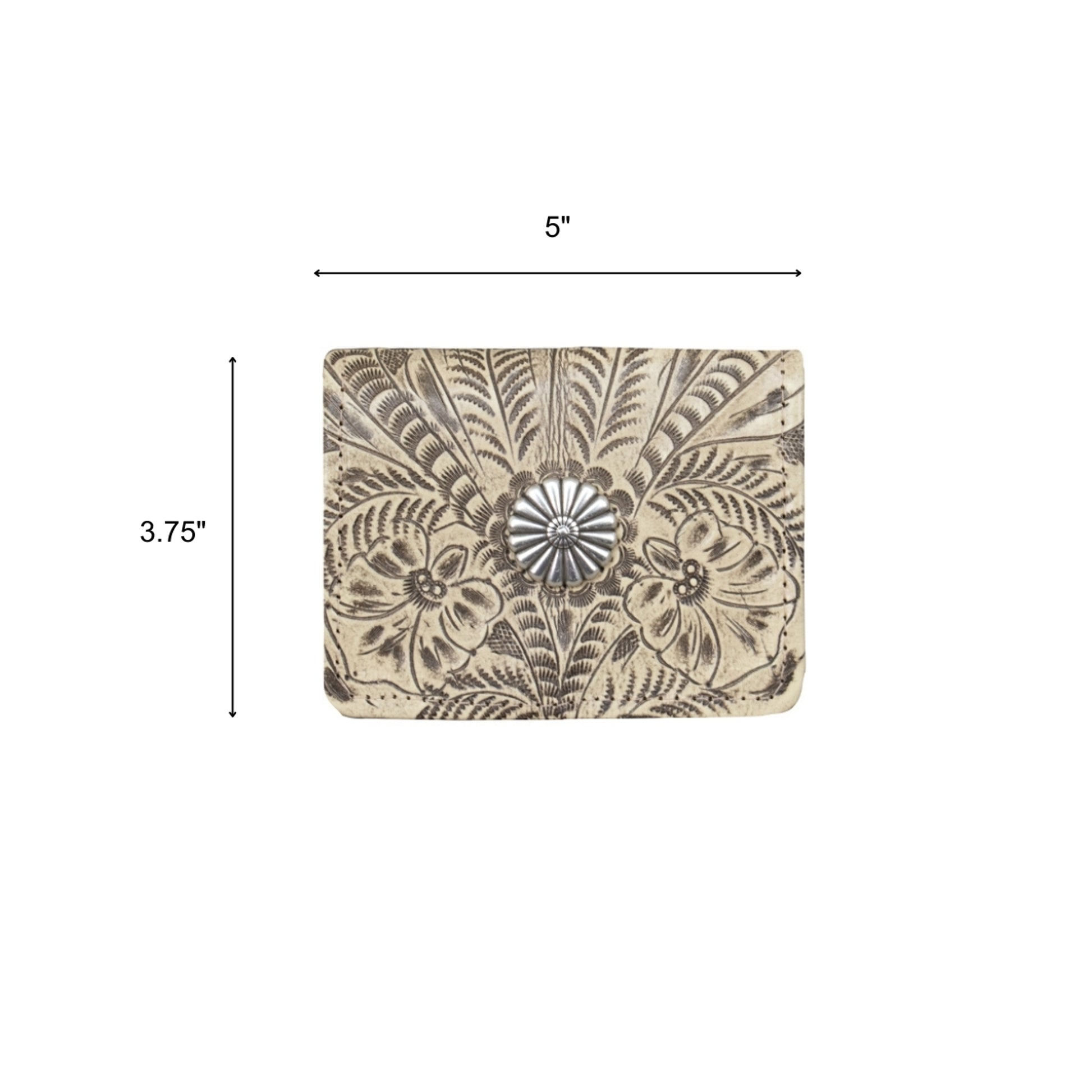 American West Ladies Small Tri-Fold Wallet