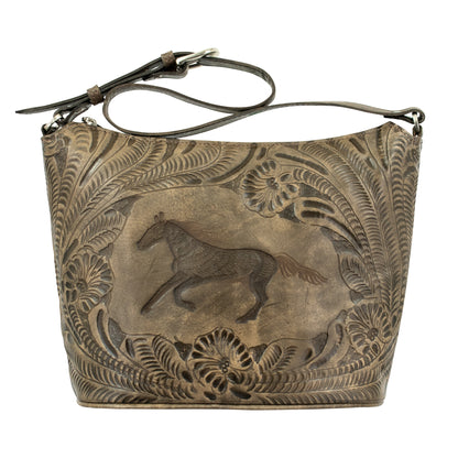 American West Hitchin' Post Zip Top Bucket Tote