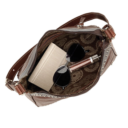 American West Harvest Moon Shoulder Bag with Conceal Carry Pocket on Back