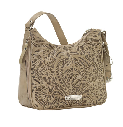 American West Annie's Secret Zip-Top Shoulder Bag with Conceal Carry Pocket