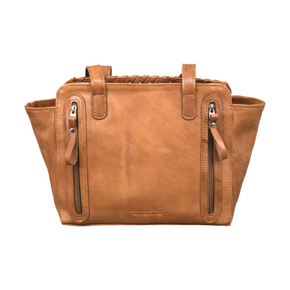 American West Harvest Moon Zip Top Tote with Conceal Carry Pocket on Back