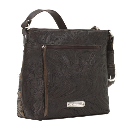 American West Saddle Ridge Zip Top Shoulder Bag